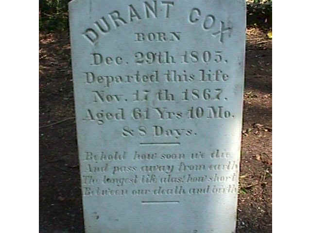 durant grave.jpg (60189 bytes)